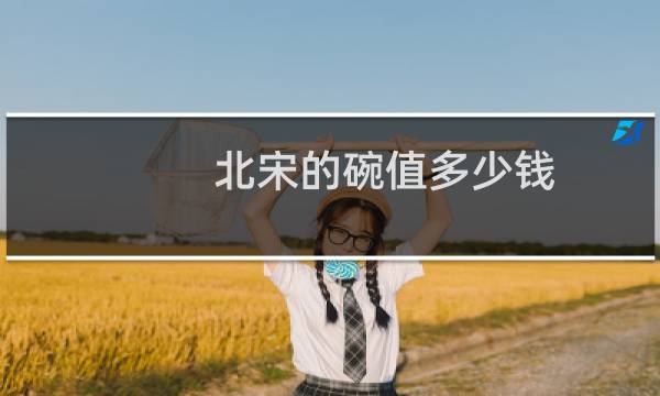 北宋的碗值多少钱