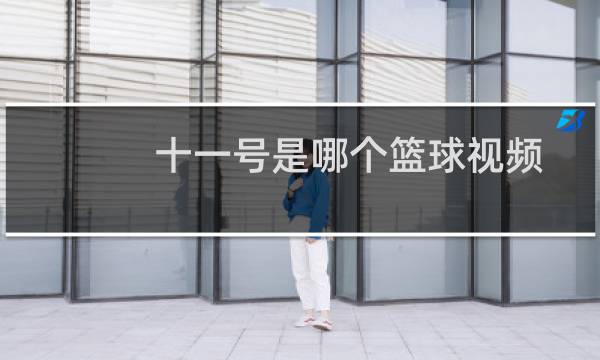 十一号是哪个篮球视频