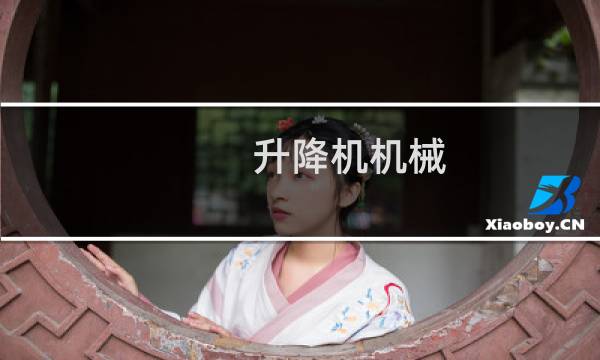 升降机机械