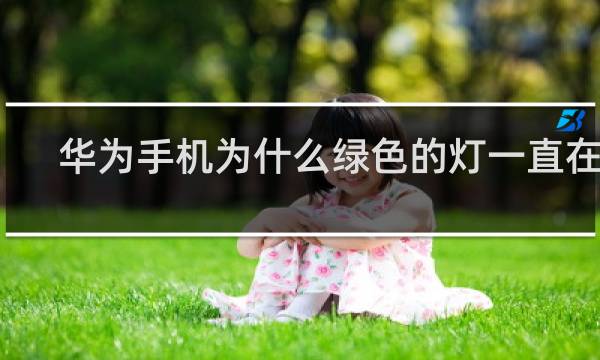 华为手机为什么绿色的灯一直在闪