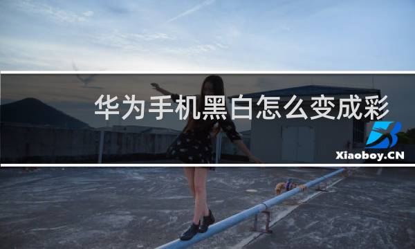 华为手机黑白怎么变成彩色