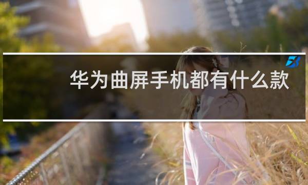 华为曲屏手机都有什么款式