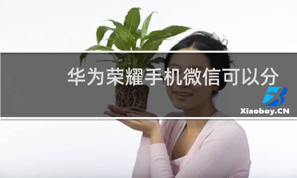 华为荣耀手机微信可以分身吗