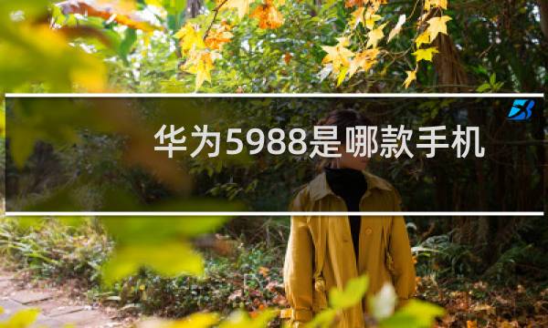 华为5988是哪款手机
