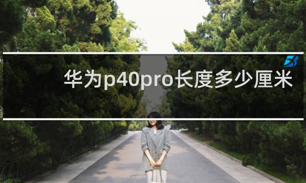 华为p40pro长度多少厘米