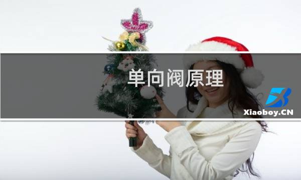 单向阀原理图片