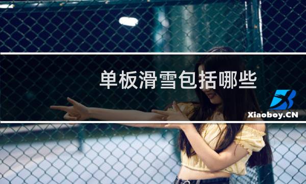单板滑雪包括哪些
