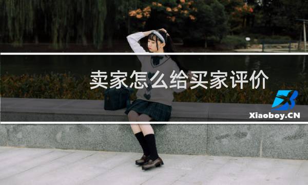 卖家怎么给买家评价