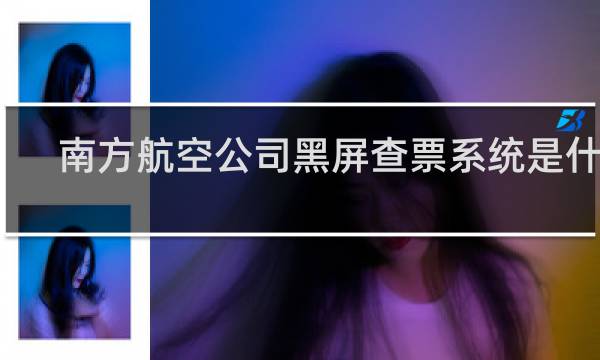 南方航空公司黑屏查票系统是什么