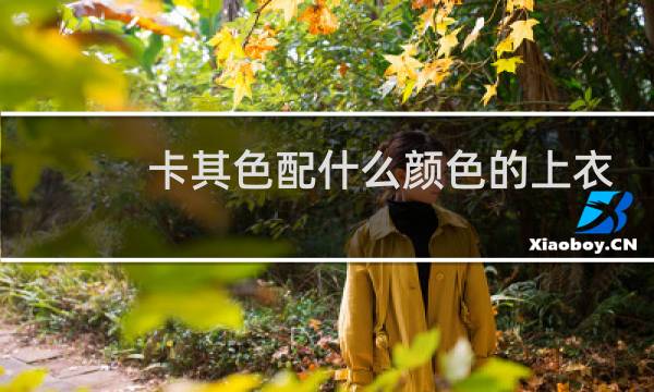 卡其色配什么颜色的上衣好看