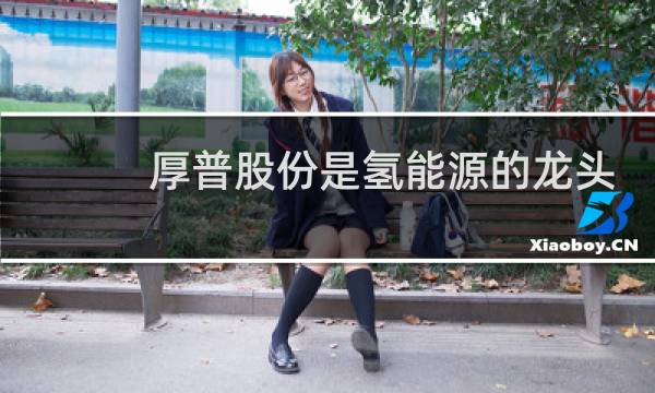 厚普股份是氢能源的龙头图片