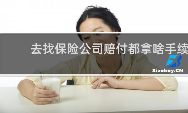 去找保险公司赔付都拿啥手续图片