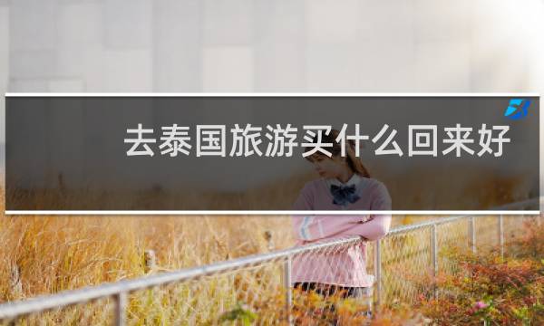 去泰国旅游买什么回来好