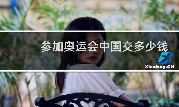 参加奥运会中国交多少钱