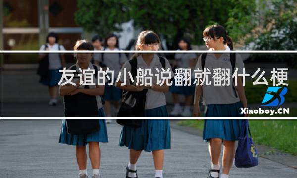 友谊的小船说翻就翻什么梗