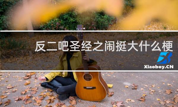 反二吧圣经之闹挺大什么梗