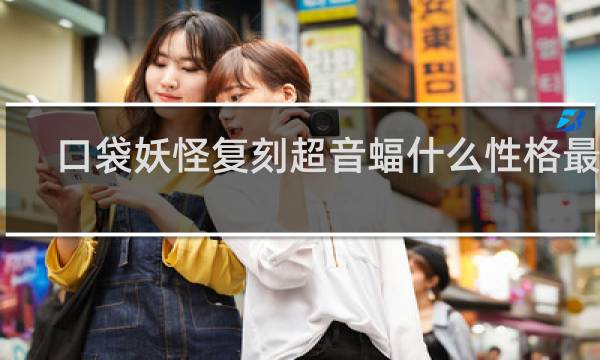 口袋妖怪复刻超音蝠什么性格最好
