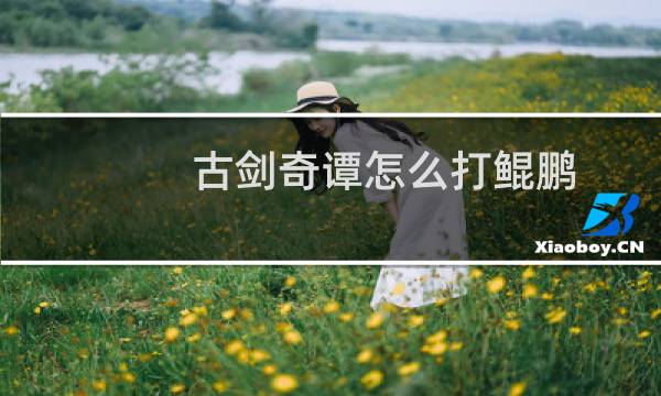 古剑奇谭怎么打鲲鹏