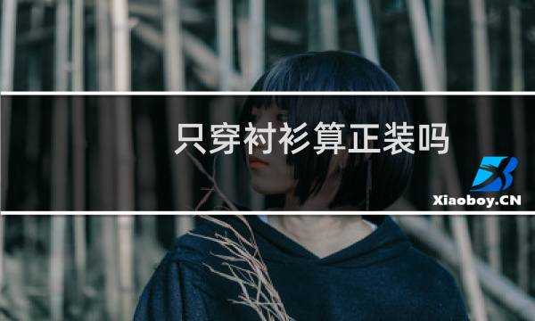 只穿衬衫算正装吗
