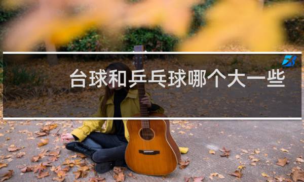 台球和乒乓球哪个大一些