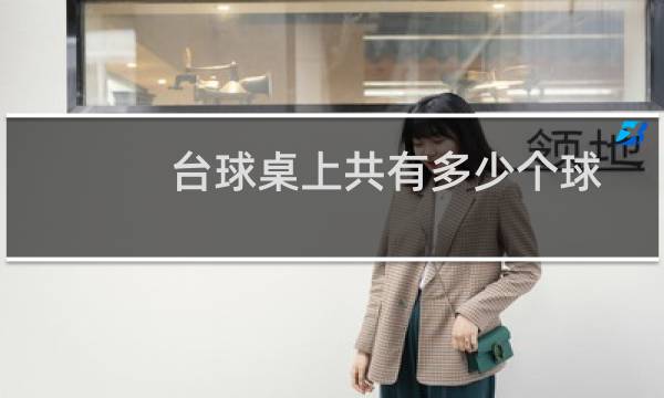 台球桌上共有多少个球
