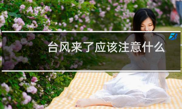 台风来了应该注意什么图片（台风来了应该注意什么）图片