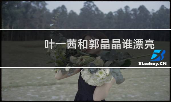叶一茜和郭晶晶谁漂亮