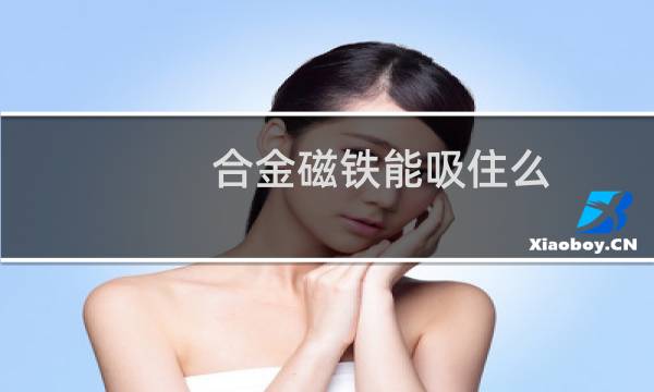 合金磁铁能吸住么