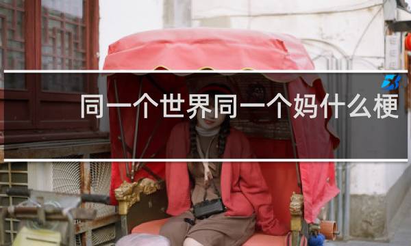 同一个世界同一个妈什么梗