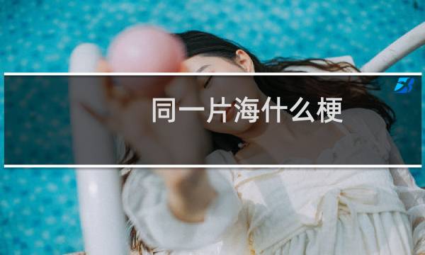 同一片海什么梗？同一片海是什么意思什么梗
