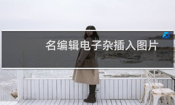 名编辑电子杂插入图片的详细教程