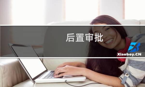 后置审批