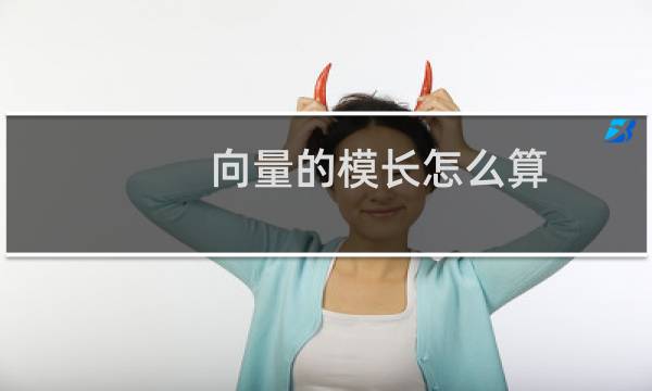 向量的模长怎么算（向量的模）图片