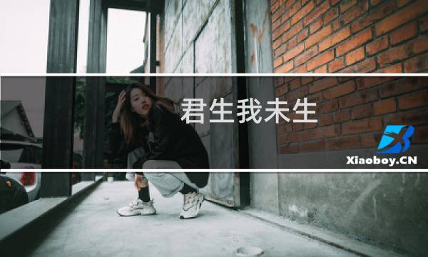 君生我未生(恨不逢君未嫁时 恨不逢君未嫁时是什么意思)