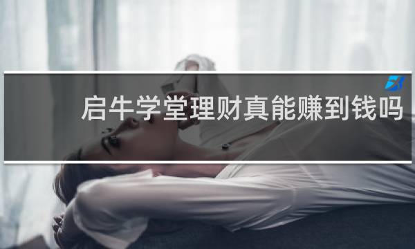 启牛学堂理财真能赚到钱吗