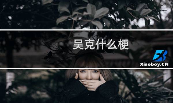 吴克什么梗