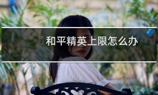 和平精英上限怎么办