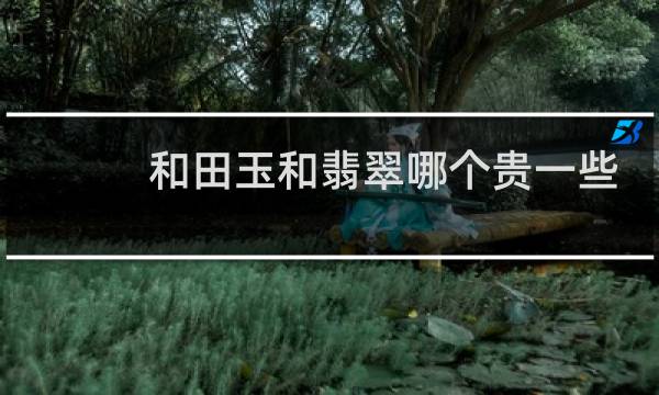 和田玉和翡翠哪个贵一些