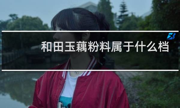 和田玉藕粉料属于什么档次
