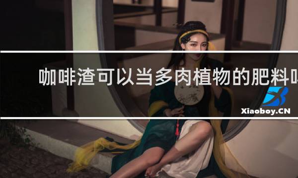 咖啡渣可以当多肉植物的肥料吗