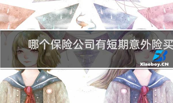哪个保险公司有短期意外险买