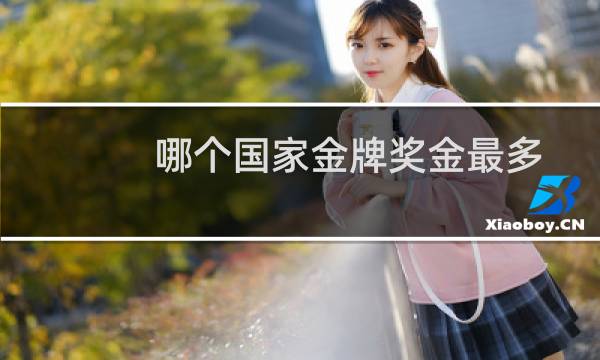 哪个国家金牌奖金最多