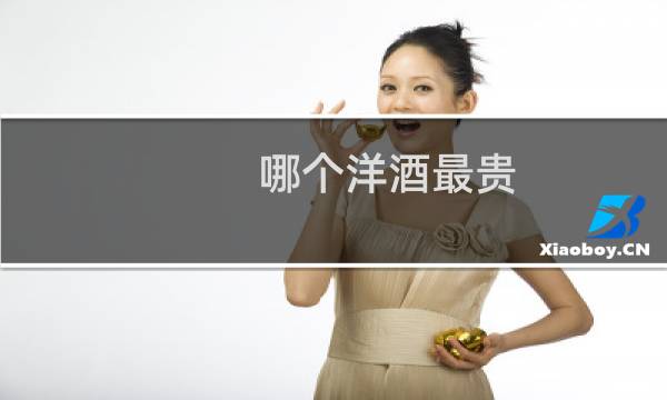 哪个洋酒最贵图片