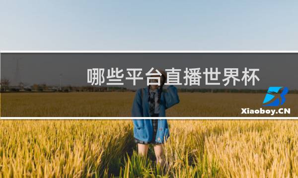 哪些平台直播世界杯