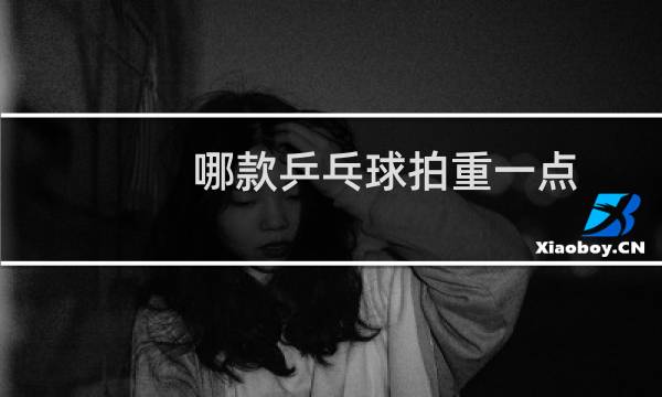 哪款乒乓球拍重一点