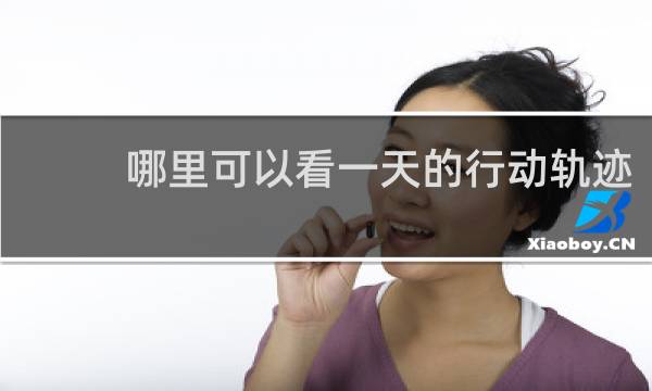 哪里可以看一天的行动轨迹