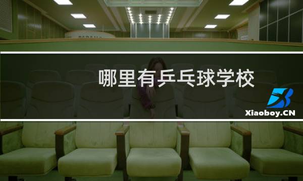 哪里有乒乓球学校