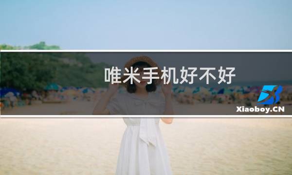 唯米手机好不好
