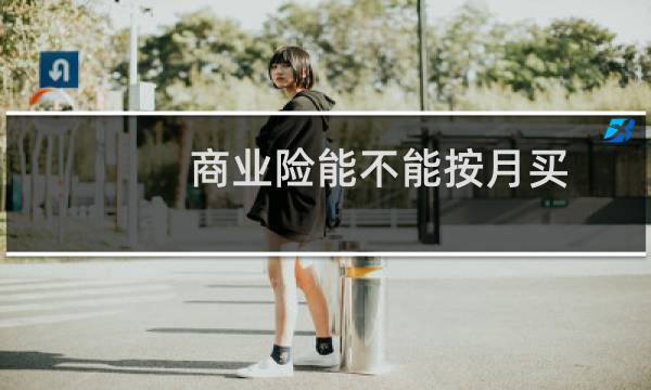 商业险能不能按月买图片