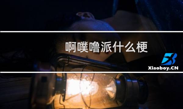 啊噗噜派什么梗